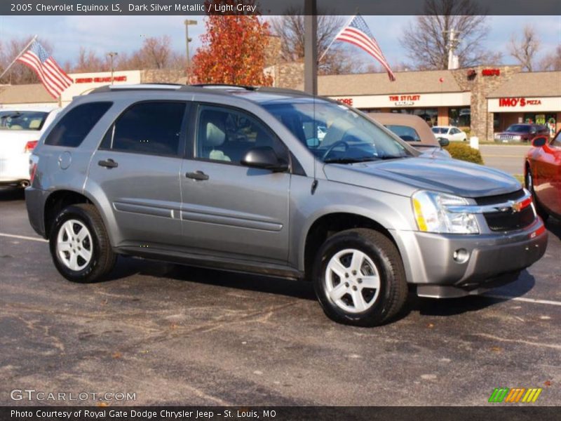 Dark Silver Metallic / Light Gray 2005 Chevrolet Equinox LS