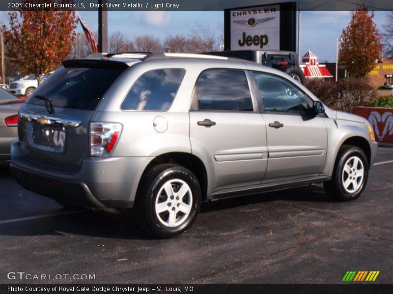 Dark Silver Metallic / Light Gray 2005 Chevrolet Equinox LS