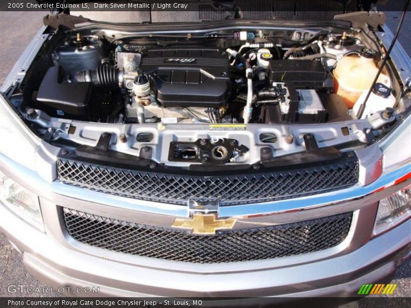 Dark Silver Metallic / Light Gray 2005 Chevrolet Equinox LS