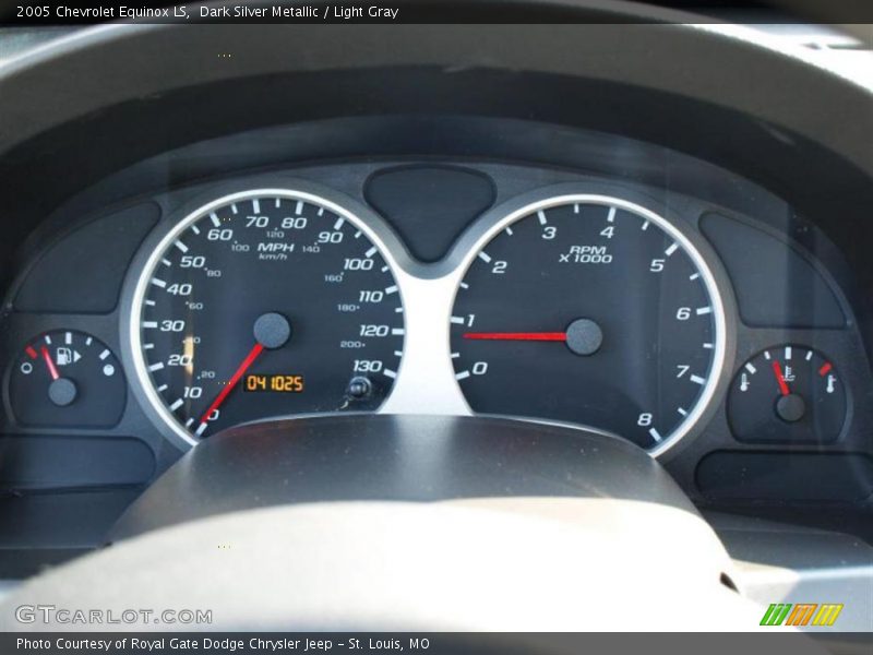 Dark Silver Metallic / Light Gray 2005 Chevrolet Equinox LS