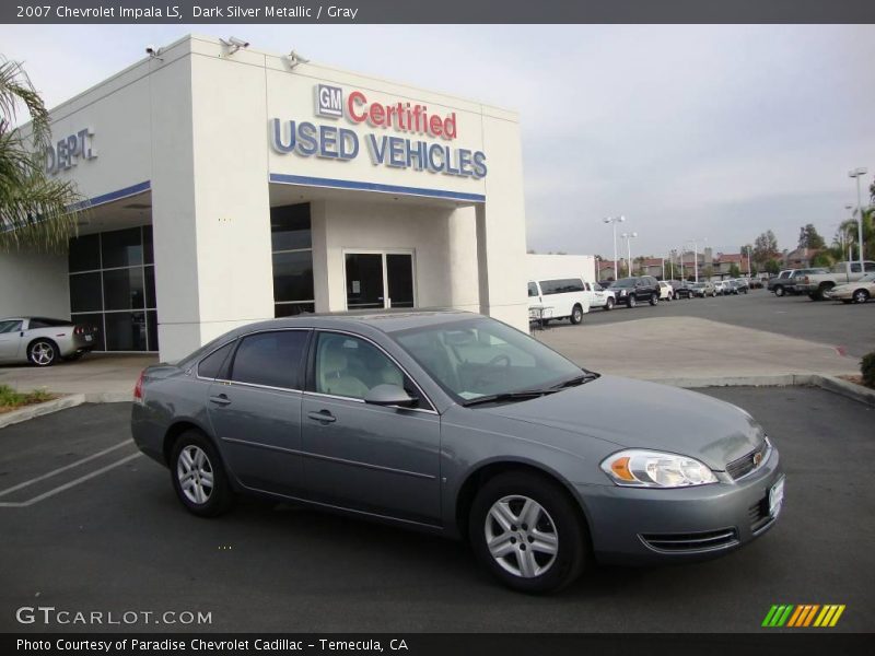 Dark Silver Metallic / Gray 2007 Chevrolet Impala LS