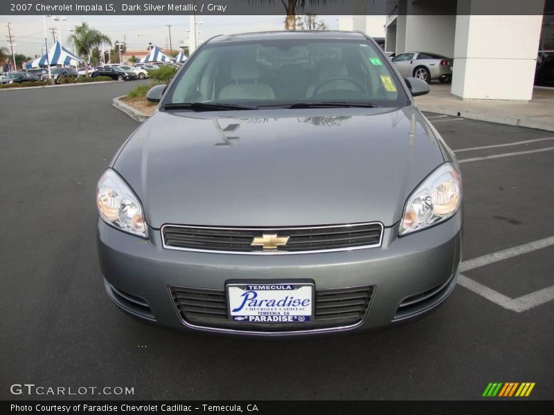 Dark Silver Metallic / Gray 2007 Chevrolet Impala LS