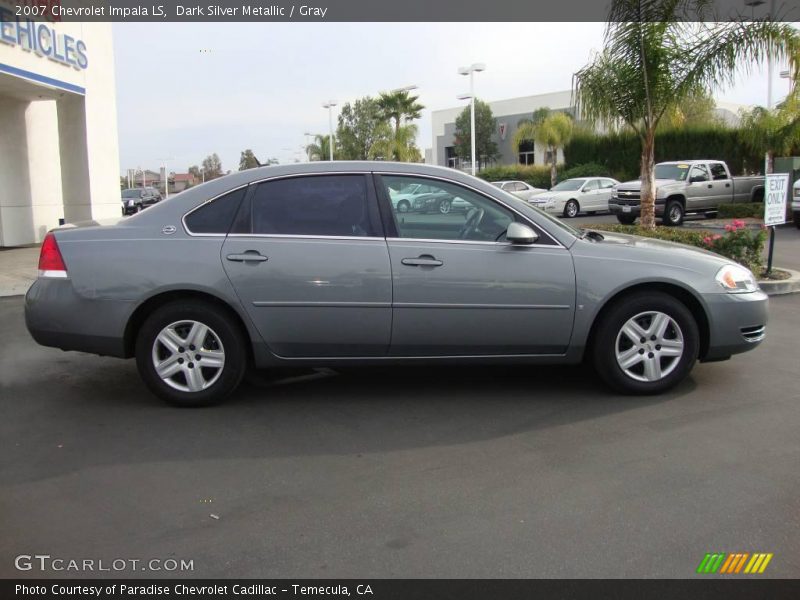 Dark Silver Metallic / Gray 2007 Chevrolet Impala LS