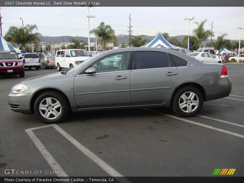 Dark Silver Metallic / Gray 2007 Chevrolet Impala LS