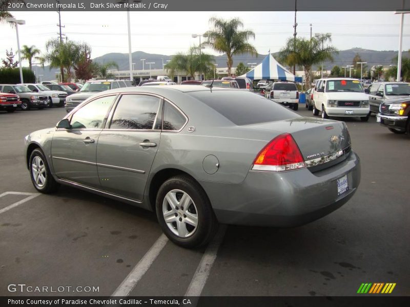 Dark Silver Metallic / Gray 2007 Chevrolet Impala LS