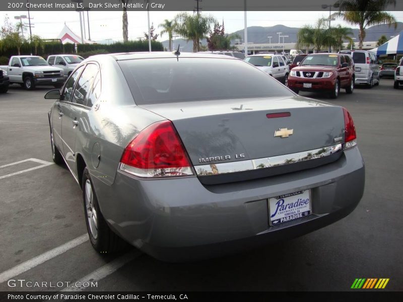 Dark Silver Metallic / Gray 2007 Chevrolet Impala LS