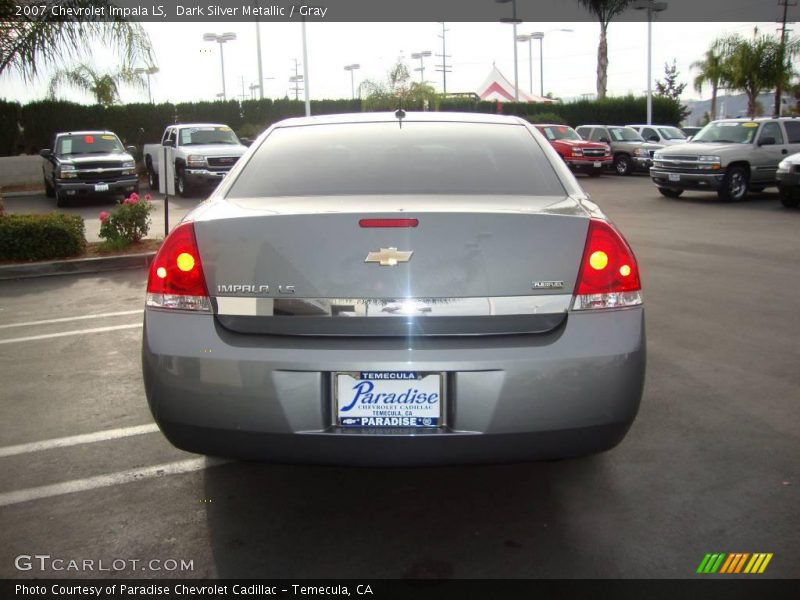 Dark Silver Metallic / Gray 2007 Chevrolet Impala LS