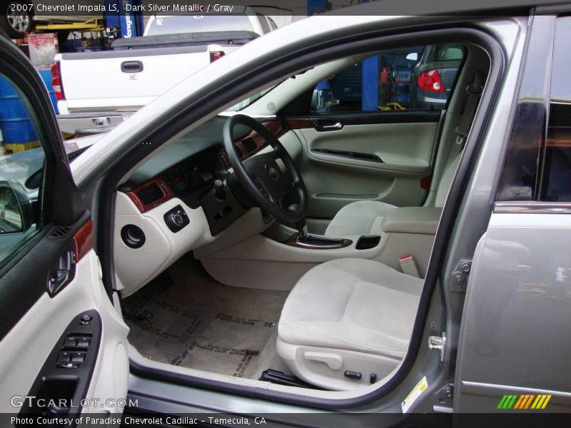 Dark Silver Metallic / Gray 2007 Chevrolet Impala LS