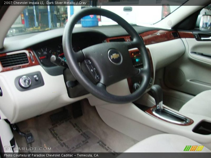 Dark Silver Metallic / Gray 2007 Chevrolet Impala LS