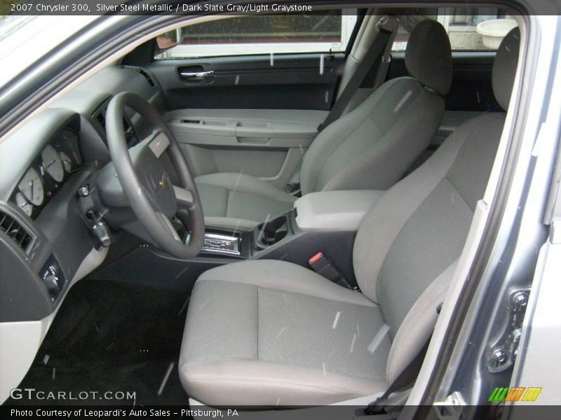Silver Steel Metallic / Dark Slate Gray/Light Graystone 2007 Chrysler 300