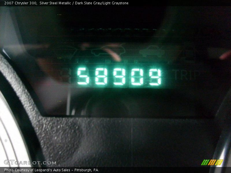 Silver Steel Metallic / Dark Slate Gray/Light Graystone 2007 Chrysler 300
