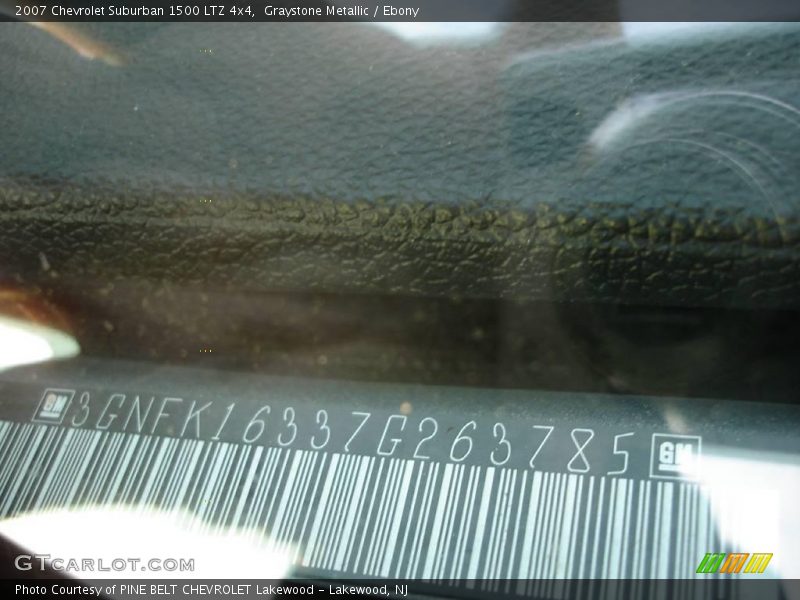 Graystone Metallic / Ebony 2007 Chevrolet Suburban 1500 LTZ 4x4