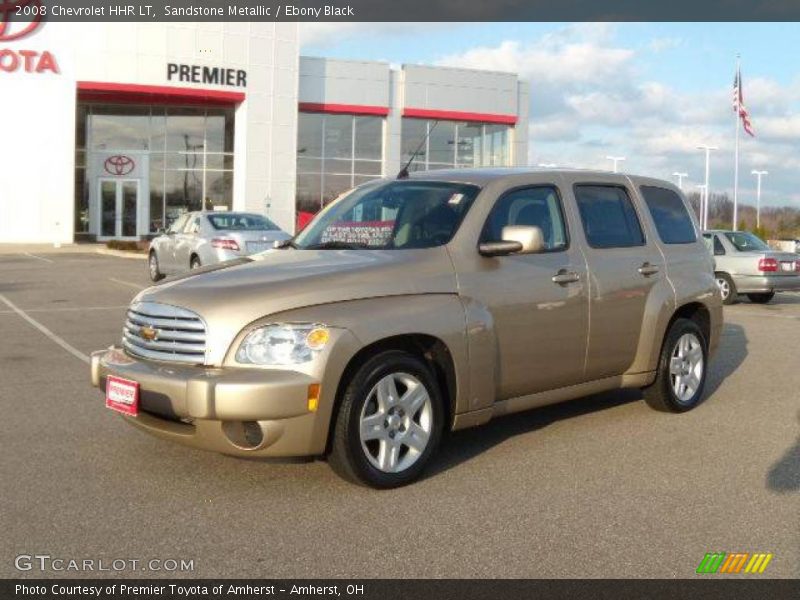Sandstone Metallic / Ebony Black 2008 Chevrolet HHR LT