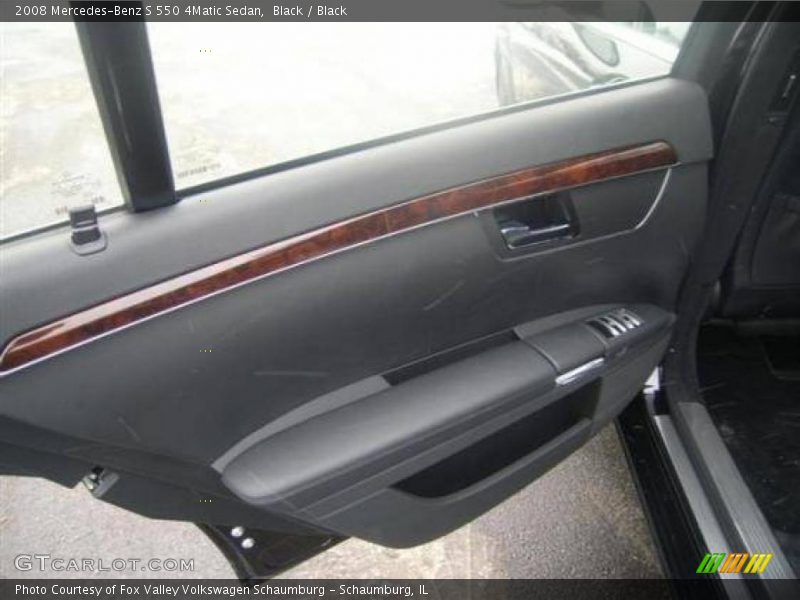 Black / Black 2008 Mercedes-Benz S 550 4Matic Sedan