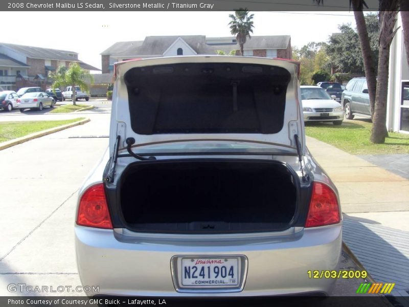 Silverstone Metallic / Titanium Gray 2008 Chevrolet Malibu LS Sedan