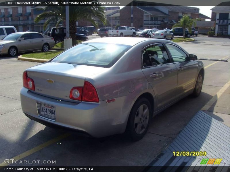Silverstone Metallic / Titanium Gray 2008 Chevrolet Malibu LS Sedan