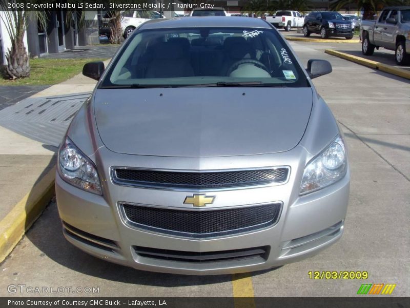 Silverstone Metallic / Titanium Gray 2008 Chevrolet Malibu LS Sedan