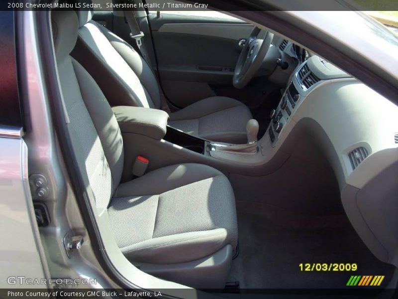Silverstone Metallic / Titanium Gray 2008 Chevrolet Malibu LS Sedan