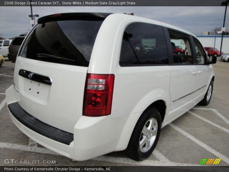 Stone White / Medium Slate Gray/Light Shale 2008 Dodge Grand Caravan SXT