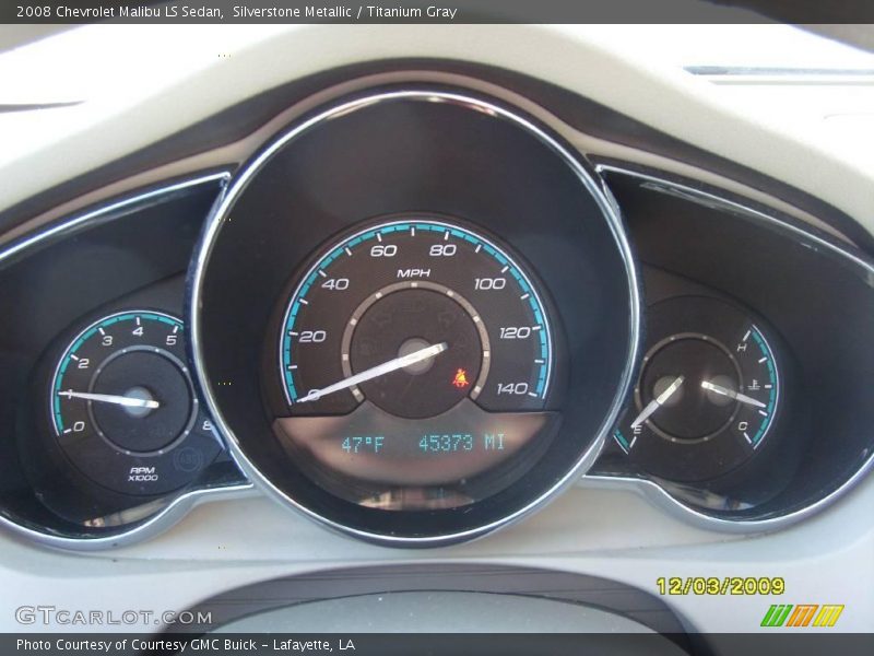 Silverstone Metallic / Titanium Gray 2008 Chevrolet Malibu LS Sedan
