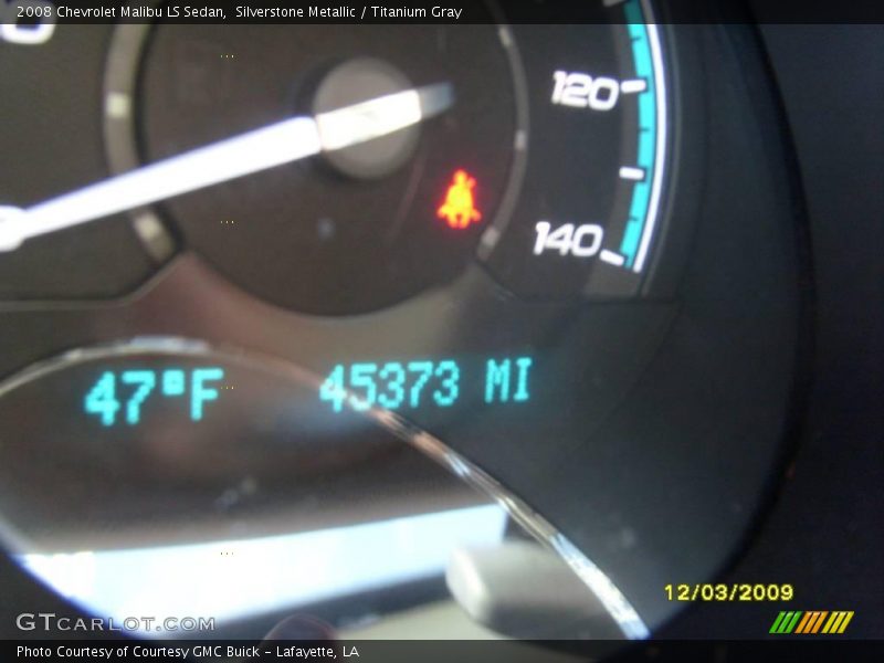 Silverstone Metallic / Titanium Gray 2008 Chevrolet Malibu LS Sedan