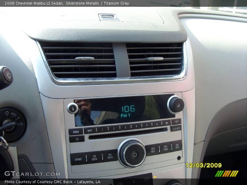 Silverstone Metallic / Titanium Gray 2008 Chevrolet Malibu LS Sedan