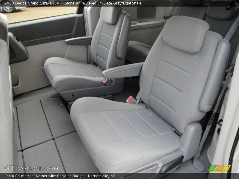 Stone White / Medium Slate Gray/Light Shale 2008 Dodge Grand Caravan SXT