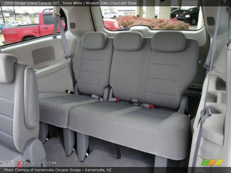 Stone White / Medium Slate Gray/Light Shale 2008 Dodge Grand Caravan SXT