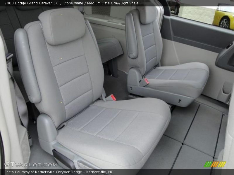 Stone White / Medium Slate Gray/Light Shale 2008 Dodge Grand Caravan SXT
