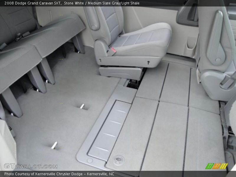 Stone White / Medium Slate Gray/Light Shale 2008 Dodge Grand Caravan SXT