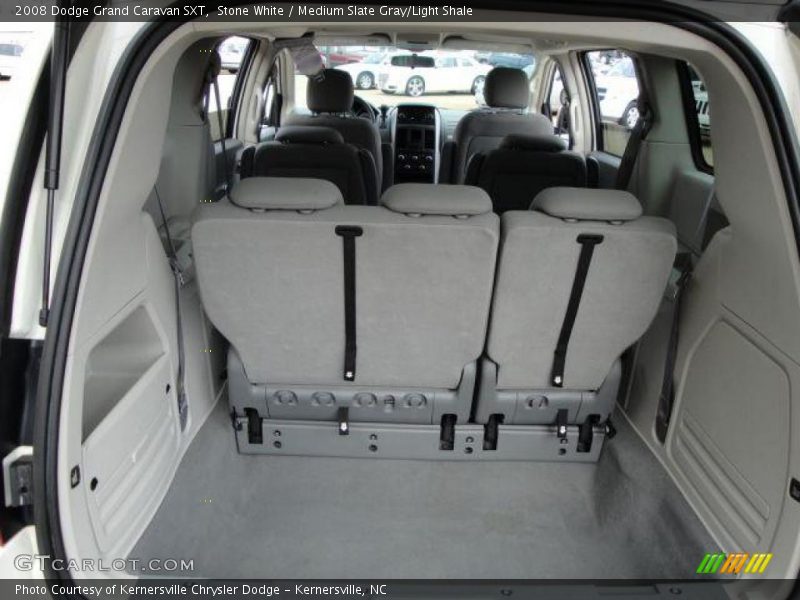 Stone White / Medium Slate Gray/Light Shale 2008 Dodge Grand Caravan SXT