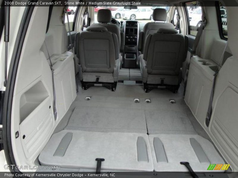 Stone White / Medium Slate Gray/Light Shale 2008 Dodge Grand Caravan SXT