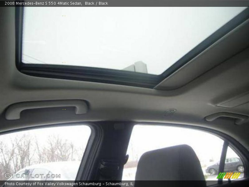 Black / Black 2008 Mercedes-Benz S 550 4Matic Sedan