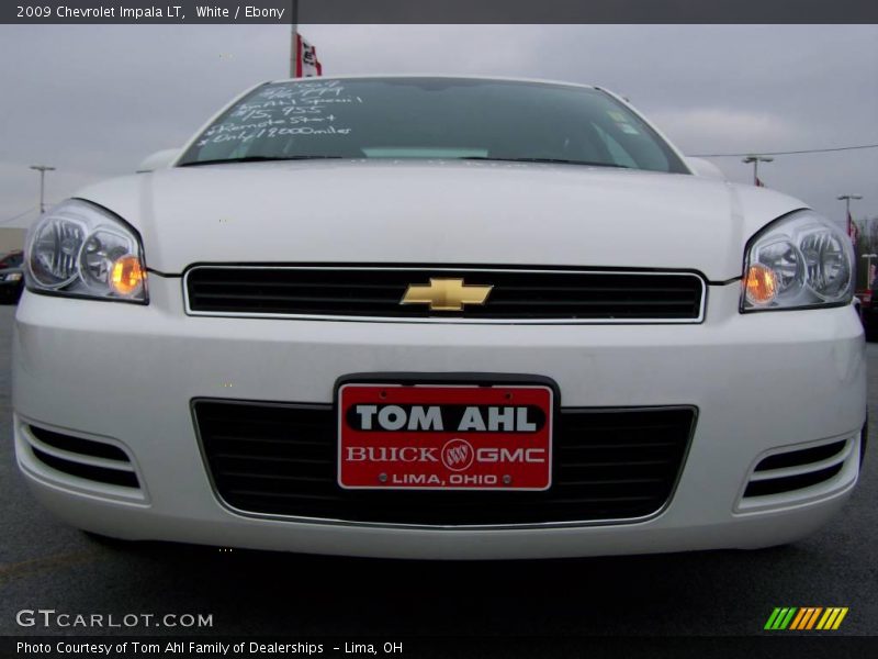 White / Ebony 2009 Chevrolet Impala LT