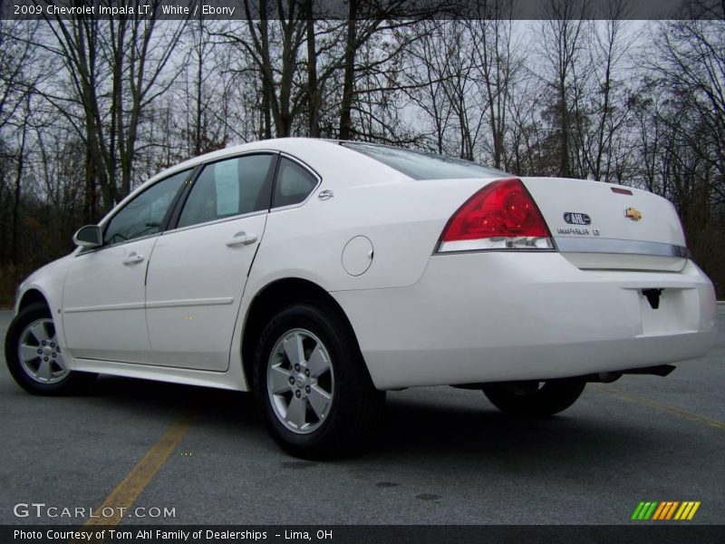 White / Ebony 2009 Chevrolet Impala LT