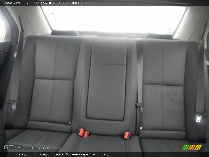 Black / Black 2008 Mercedes-Benz S 550 4Matic Sedan