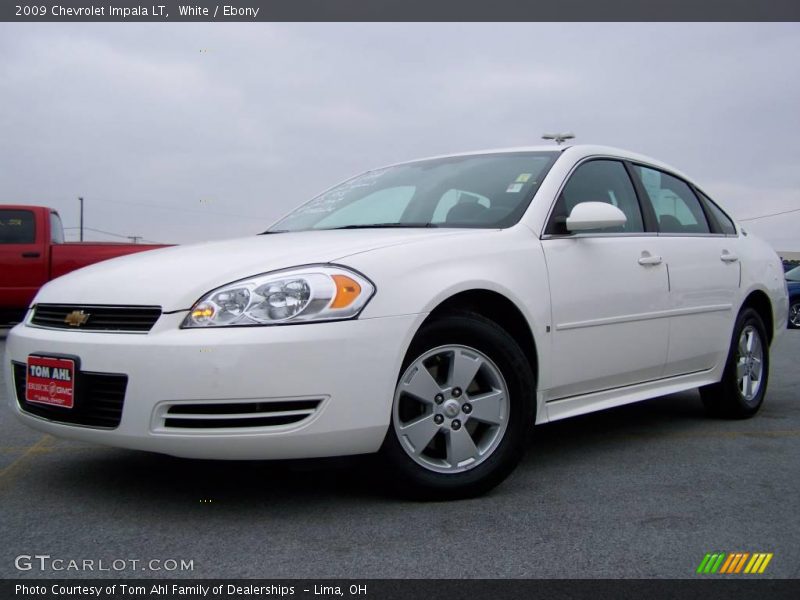 White / Ebony 2009 Chevrolet Impala LT