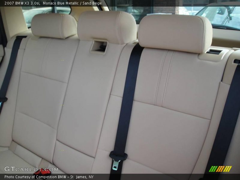 Monaco Blue Metallic / Sand Beige 2007 BMW X3 3.0si