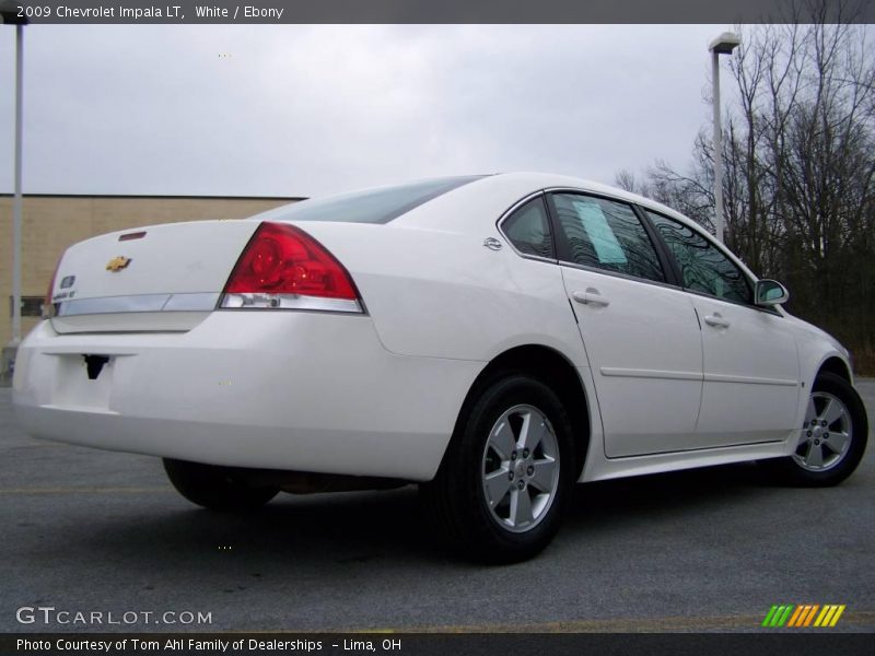 White / Ebony 2009 Chevrolet Impala LT