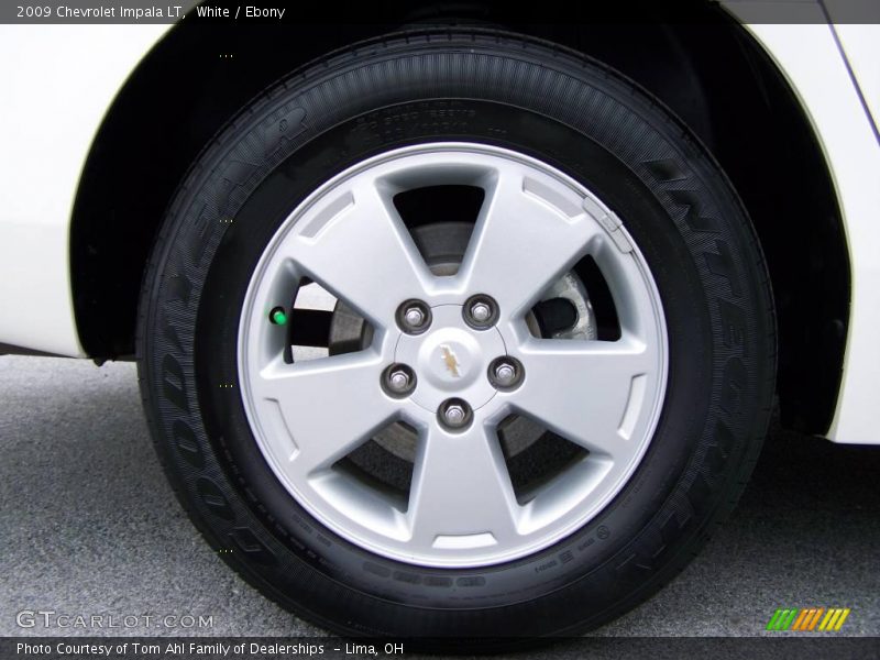 White / Ebony 2009 Chevrolet Impala LT