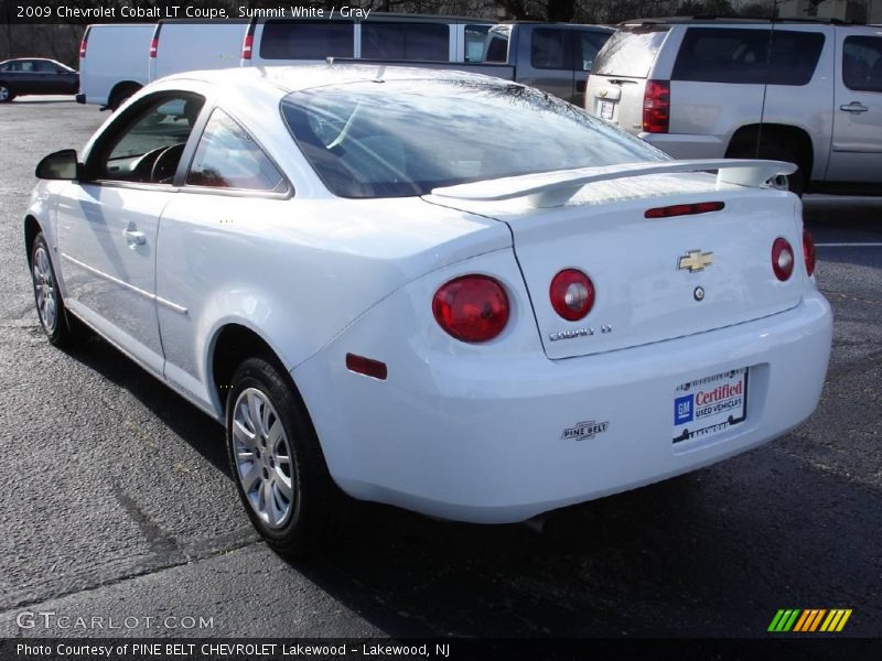 Summit White / Gray 2009 Chevrolet Cobalt LT Coupe