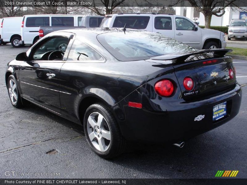 Black / Ebony 2009 Chevrolet Cobalt LT Coupe