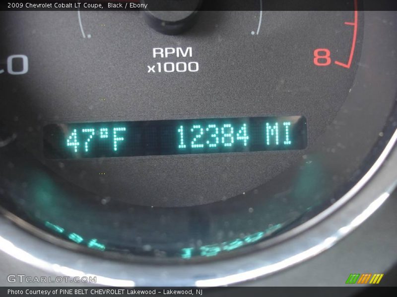 Black / Ebony 2009 Chevrolet Cobalt LT Coupe
