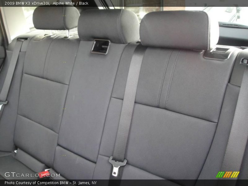 Alpine White / Black 2009 BMW X3 xDrive30i