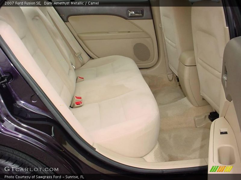 Dark Amethyst Metallic / Camel 2007 Ford Fusion SE