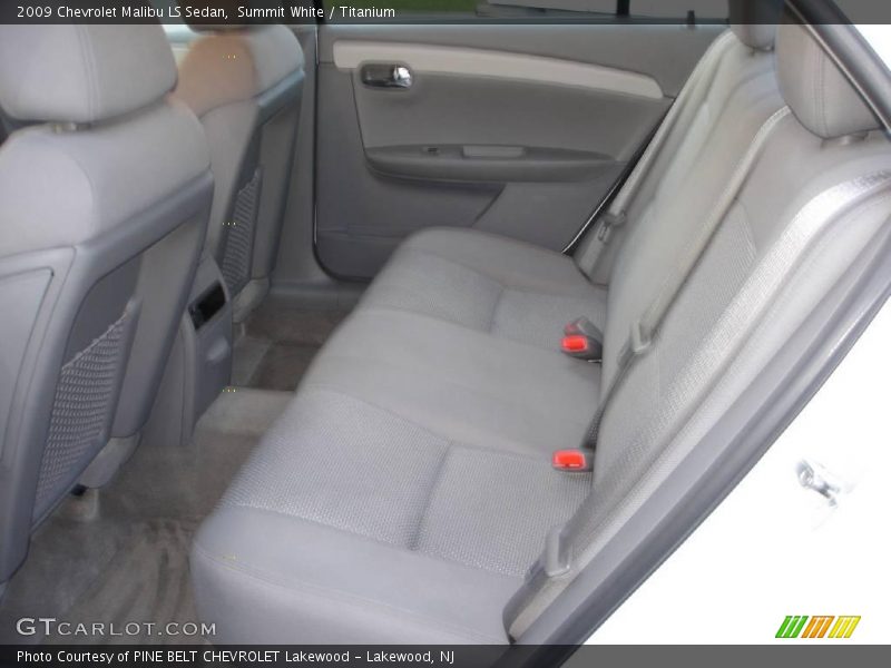 Summit White / Titanium 2009 Chevrolet Malibu LS Sedan