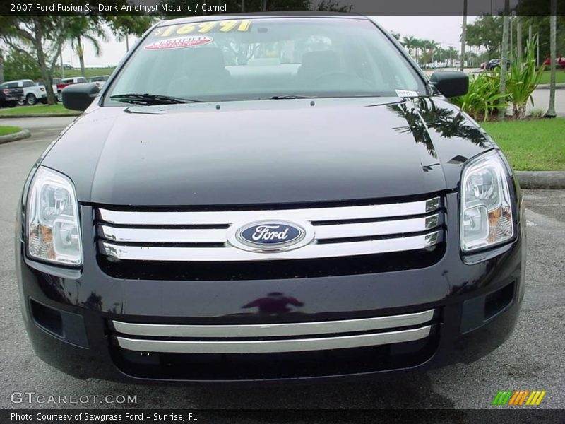 Dark Amethyst Metallic / Camel 2007 Ford Fusion S