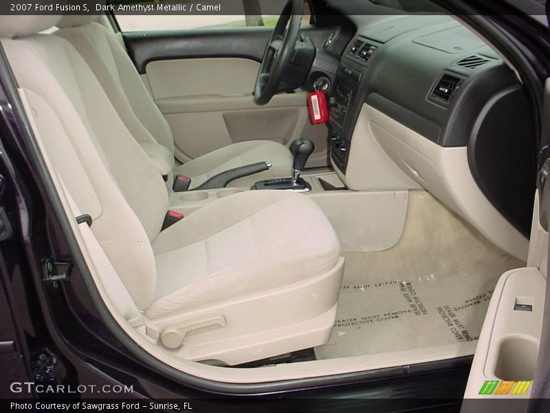 Dark Amethyst Metallic / Camel 2007 Ford Fusion S