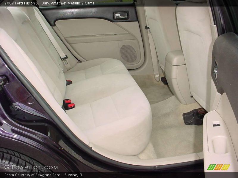 Dark Amethyst Metallic / Camel 2007 Ford Fusion S