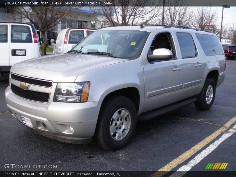 Silver Birch Metallic / Ebony 2009 Chevrolet Suburban LT 4x4